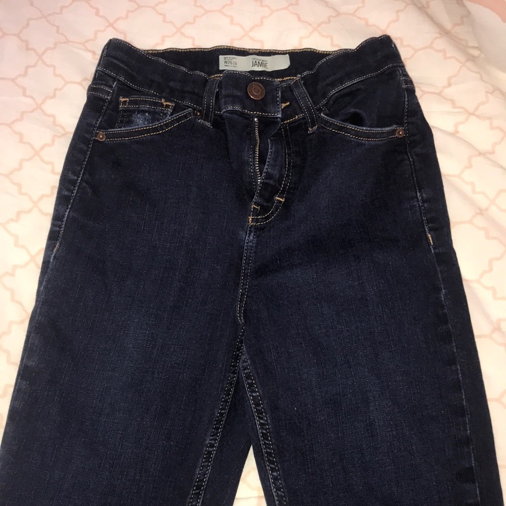 Topshop Jamie jeans ( skinny jeans) dark blue